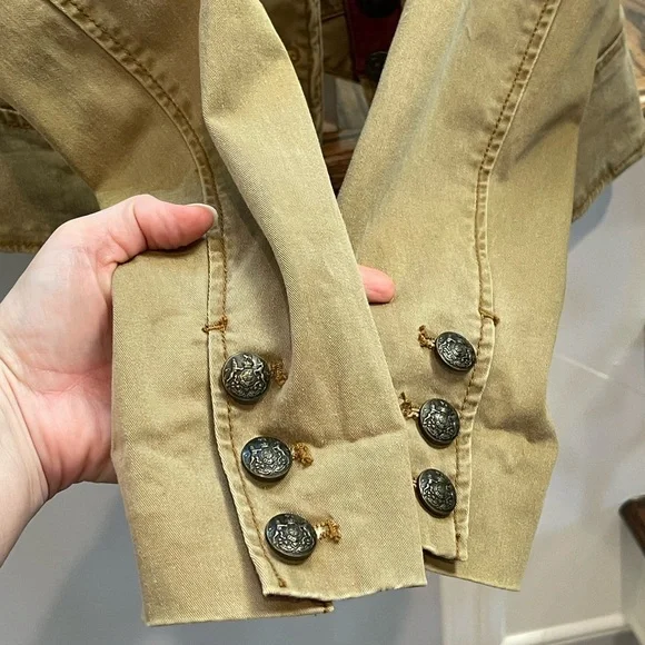 Free People Shrunken Military Jacket - Picture 11 of 11